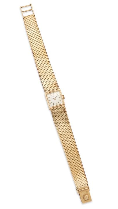 Certina. A manual wind square cased bracelet watch