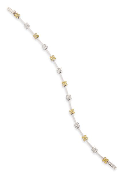 Bracelet composé de diamants et de diamants de cou