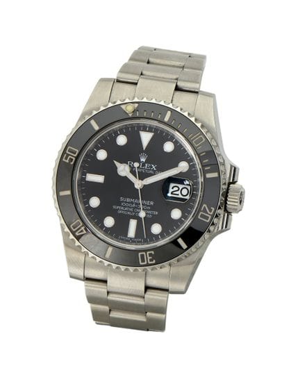 Rolex. A stainless steel automatic calendar bracel