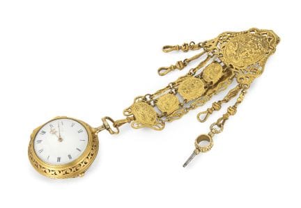 Andrew Dunlop, Londres. Montre de poche du XVIIIe 