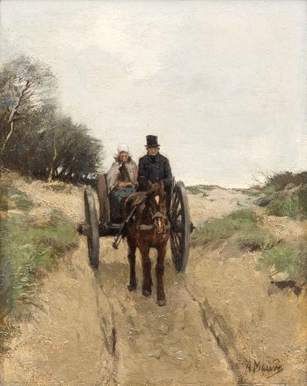 Anton Mauve (1838–1888)
Auf dem Weg zur Kirche, si