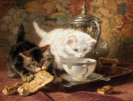 Henriëtte Ronner-Knip (1821–1909)
Kätzchen beim Na