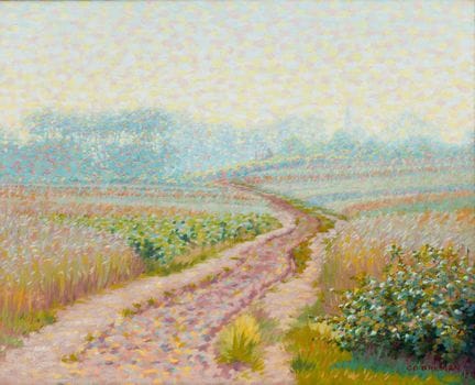 Co Breman (1865-1938)
Summer day in Blaricum,signe