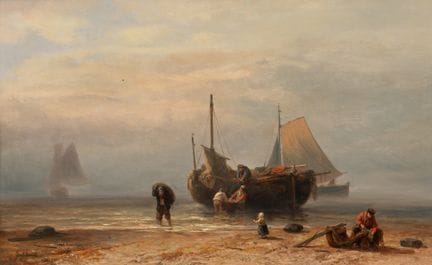 Jozef Israëls (1824–1911)
Fischer am Strand, signi