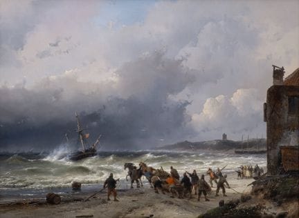 Andreas Schelfhout (1787–1870)
Rettungsbrigade, si