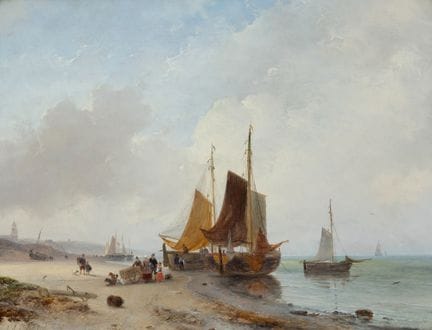 Andreas Schelfhout (1787–1870)
Strand von Scheveni