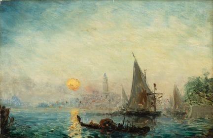 Félix Ziem (French, 1821-1911)
View on Venice at s