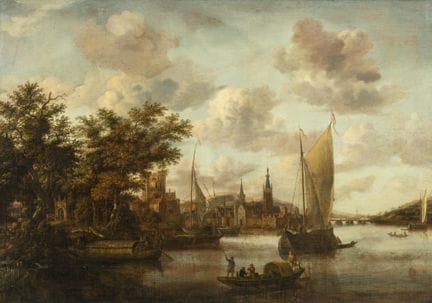 Johannes Storck (1629–1673)
Schiffe auf dem Fluss 