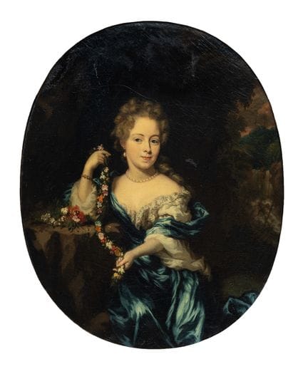 Nicolaes Maes (1634–1693)
Porträt einer Dame mit e