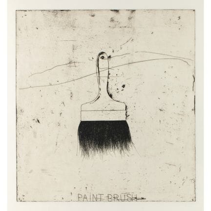 Jim Dine* (1935), 'Paint Brush', 1971
Radierung. B