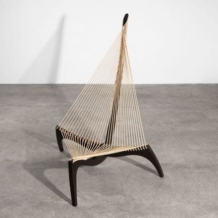 Jorgen Høvelskov, poltrona scultorea modello Harp 