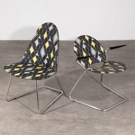 Walter Papst, rara sedia “Libelle LS 21” e sedia a