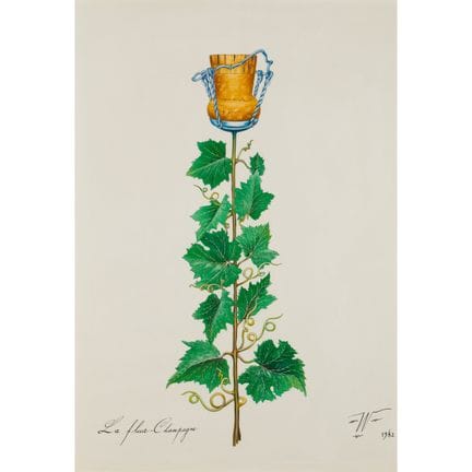 Petrus Wandrey* (1939-2012), “La Fleur Champagne”,