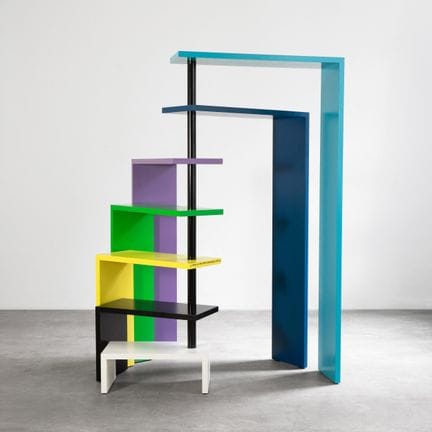阿基莱·卡斯蒂廖尼（Achille Castiglioni），“Joy”独立式置物架
阿基莱·卡斯蒂