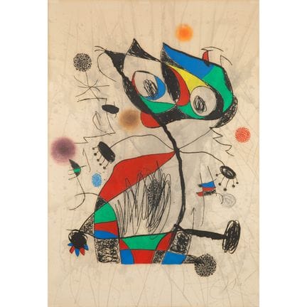 Joan Miró* (1893-1983), 'L'Ecoliere au buisson', 1