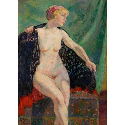 拉斐尔·杜布瓦（1888-1960），《无题（女性裸体）》，1914年
拉斐尔·杜布瓦（1888-1