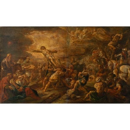Painters of the 18th century, Erection of the Cros