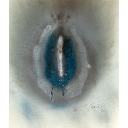 奥托·皮恩*（1928-2014），《无题》（火焰水粉画），2003
奥托·皮恩*（1928-201