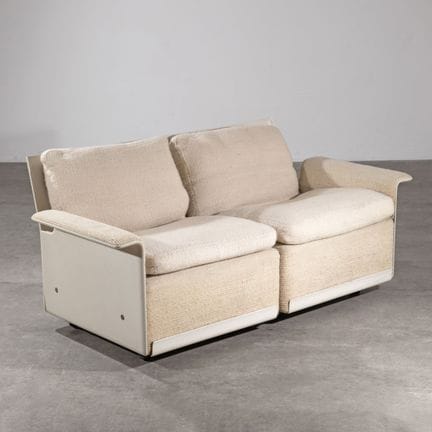 Dieter Rams, divano composto da 2 moduli, modello 