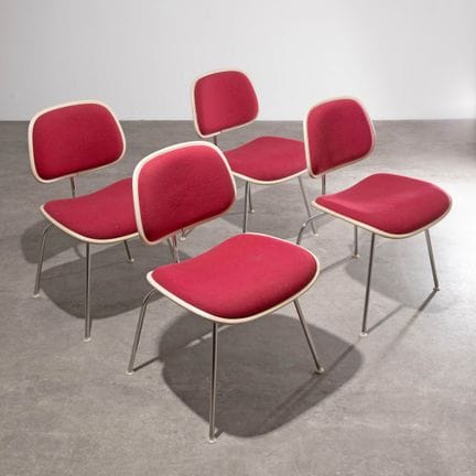 Charles &amp; Ray Eames, 4 sedie modello Two-Piece