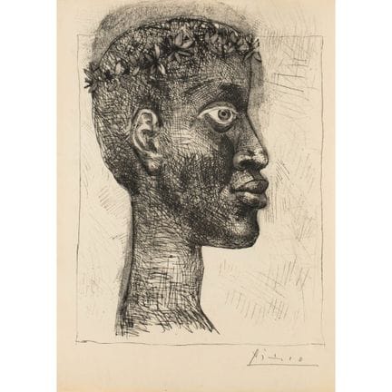 Pablo Picasso* (1881-1973), Untitled (Portrait Neg