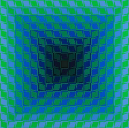 Victor Vasarely* (1908-1997), 'Permutations', 1960