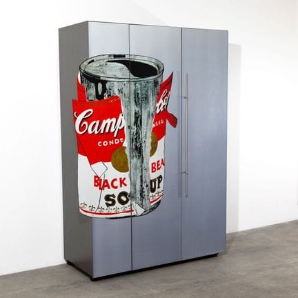 Andy Warhol (d'après), armoire Campbell's en éditi