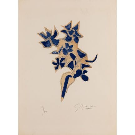 Georges Braque (1882-1963), 'Giroflee bleue' from 