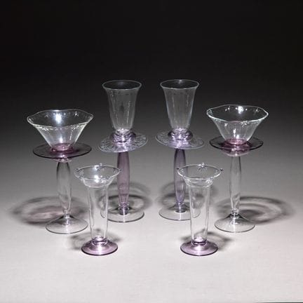 Borek Sipek, 6 vasos de la serie Enrico
Bořek Šípe