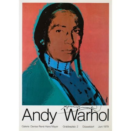 Andy Warhol (1928-1987), 'Russell Means' (exhibiti