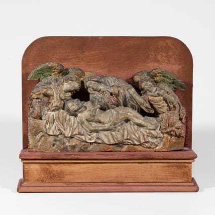 Germany. Late 16th century., Relief, Grablegung Ch
