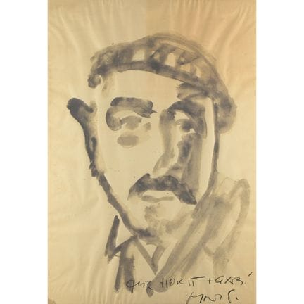 Markus Lüpertz* (1941), Autoritratto
Markus Lüpert