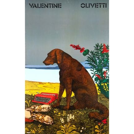Milton Glaser, manifesto pubblicitario Olivetti
Mi