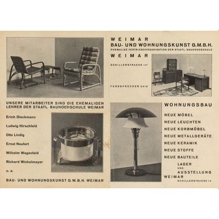 Weimar Bau- und Wohnungskunst G.m.b.H., Bauhaus Pa