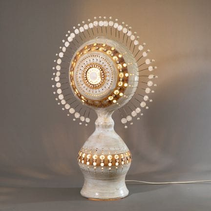 Georges Pelletier, lampada da tavolo modello Solei