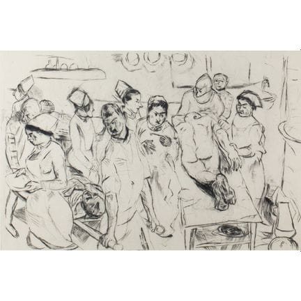 Max Beckmann (1884-1950), 'Große Operation', 1914

