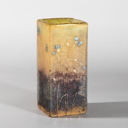 Daum Frères, Nancy, jarrón «Bleuets», 1901
Daum Fr