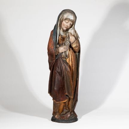 Rhenish. Around 1500, Sculpture, Mourning Mary
Rhe