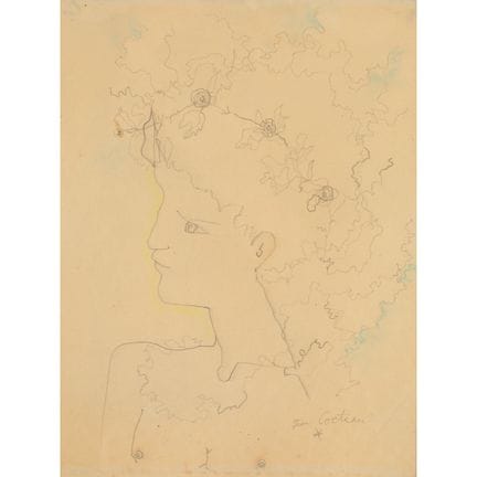 Jean Cocteau* (1889-1963), “Testa di ragazzo”
Jean