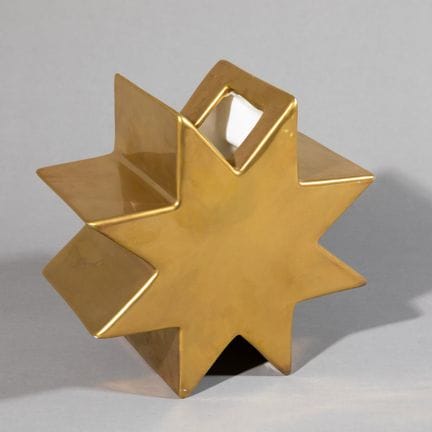 Ettore Sottsass, jarrón «HSING», dorado
Ettore Sot