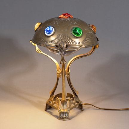 Germany, Art Nouveau table lamp, circa 1910
Deutsc