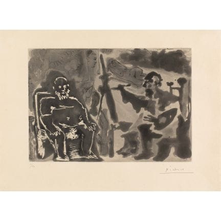 Pablo Picasso* (1881-1973), 'L'Atelier du peintre'