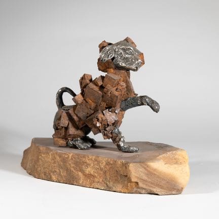 Carrera y Carrera, Figure of a seated dog, 1990
Ca