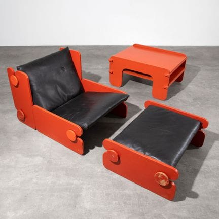 Fratelli Reguitti (atribuido), sillón de descanso,