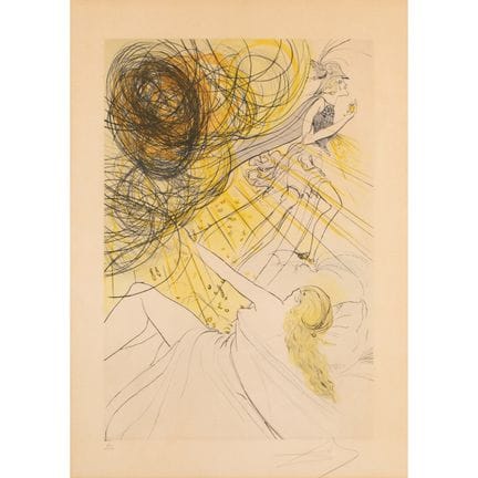 Salvador Dalí* (1904-1989), 'Homage de Mercure', 1
