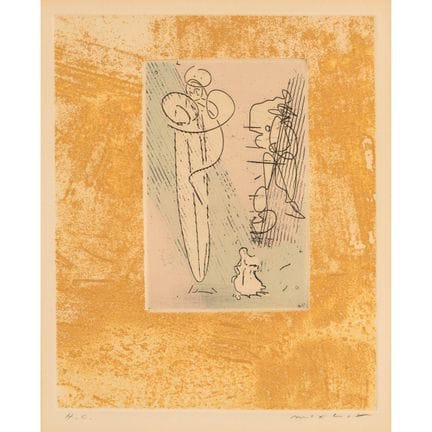 Max Ernst* (1891-1976), 'Il pleut', 1970
Farbradie