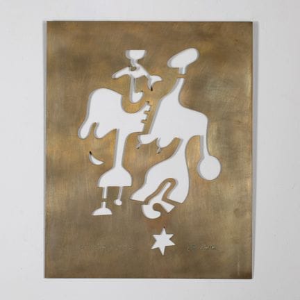 Otmar Alt (1940), Stencil 'Mondgrillentaucher', 19