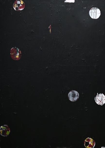 Philippe VANDENBERG (1952-2009), huile sur toile, 