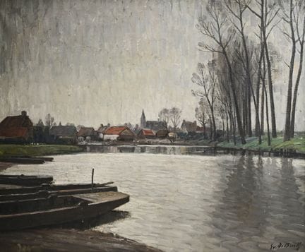 Evariste Gustave DE BUCK (1892-1974), óleo sobre l