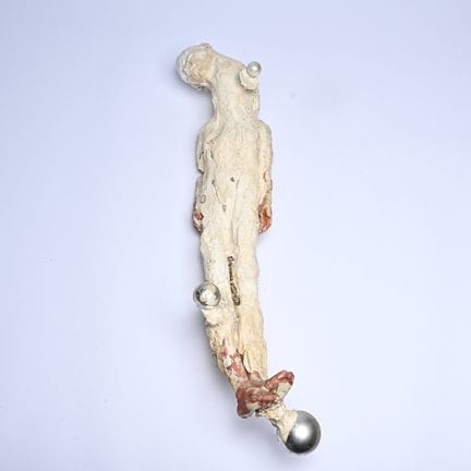 Johan TAHON (1965), original plaster, ceramics, an